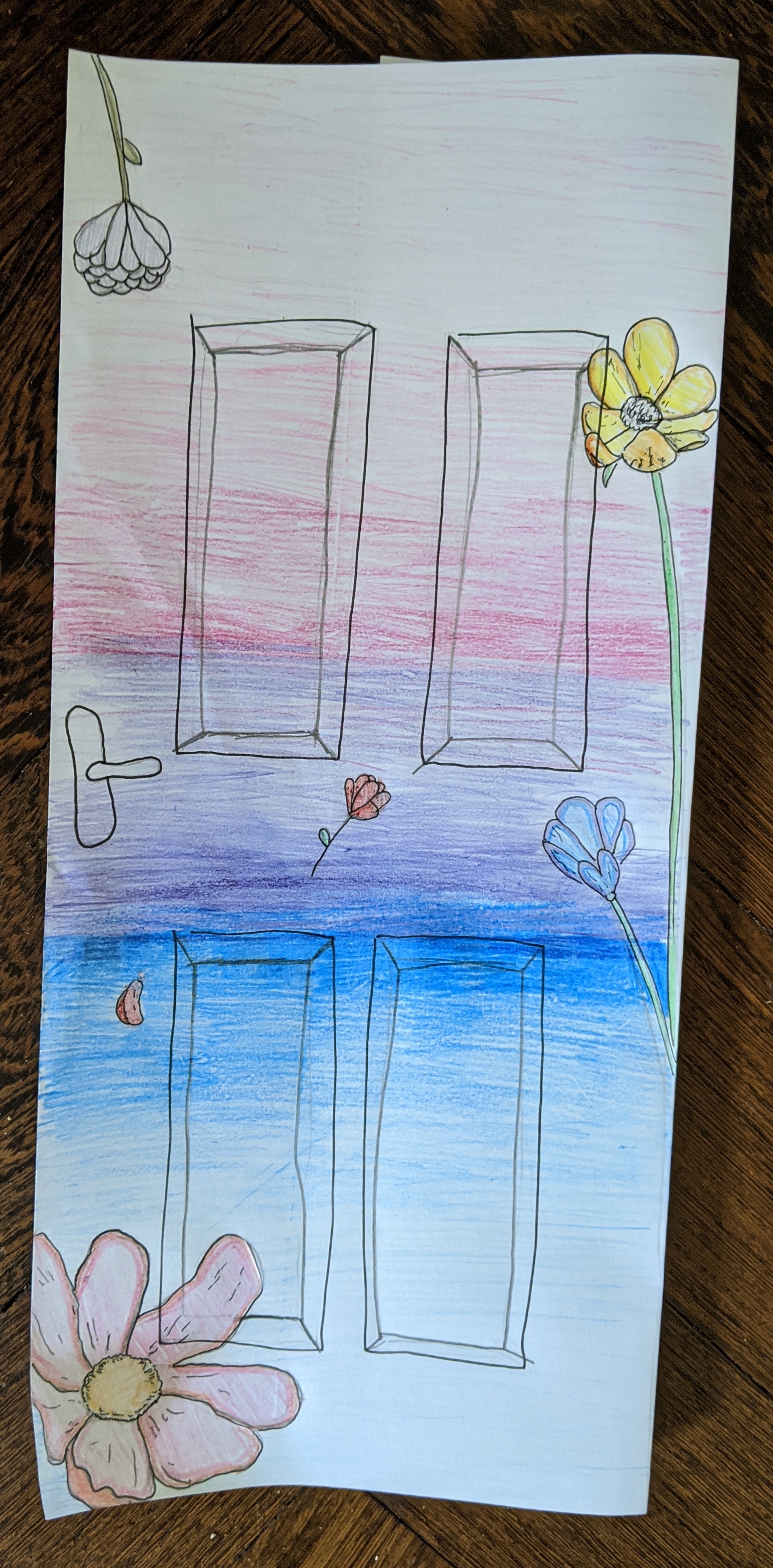 Miriam's door art activity